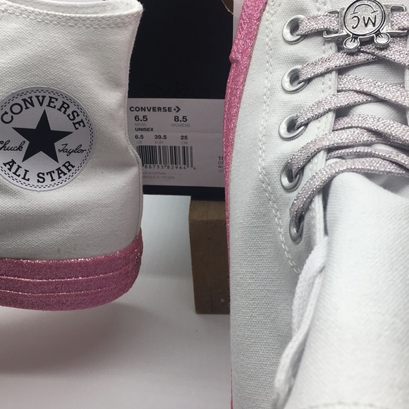 Converse CTAS Hi white/pink dogwood - Picture 8 of 8